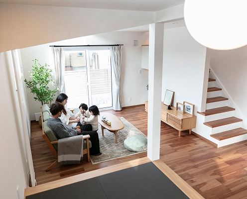 モデルハウスの内観