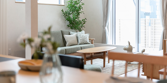 モデルハウスの内観